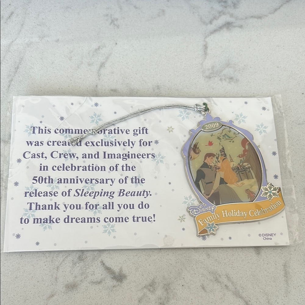 Disney Holiday Celebration Ornament - Cast Crew & Imagineer Commemorative Gift